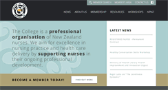 Desktop Screenshot of nurse.org.nz
